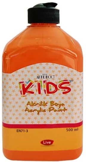 ARTDECO AKRİLİK BOYA KIDS 500 ML TURUNCU Y-120L-1603