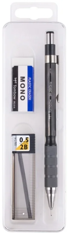 TOMBOW VERSATİL KALEM SH-300 GRIP OKUL SETİ 0.5 SİYAH KUTULU T-SH-GR11 R5.K3