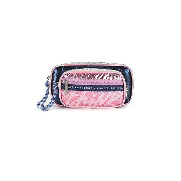 CHIMOLA BLUE SILVER LIGHTPINK KALEM ÇANTASI (P-TB) CHM-KC0064