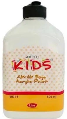 ARTDECO AKRİLİK BOYA KIDS 500 ML BEYAZ Y-120L-1619