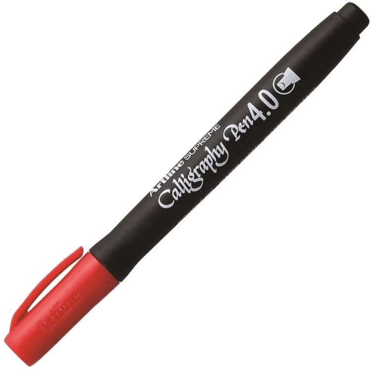 ARTLINE KALİGRAFİ KALEMİ SUPREME CALLIGRAPHY PEN 244 4.0 KIRMIZI A-EPF-244 RED