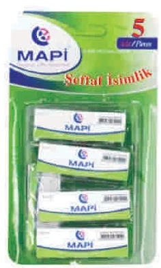 MAPİ İSİMLİK YUVARLAK 30MM ŞEFFAF10LU 501 01 33