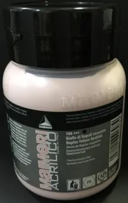 MAIMERI AKRİLİK BOYA ACRILICO SERİSİ 500 ML NAPLES YELLOW RED 934106