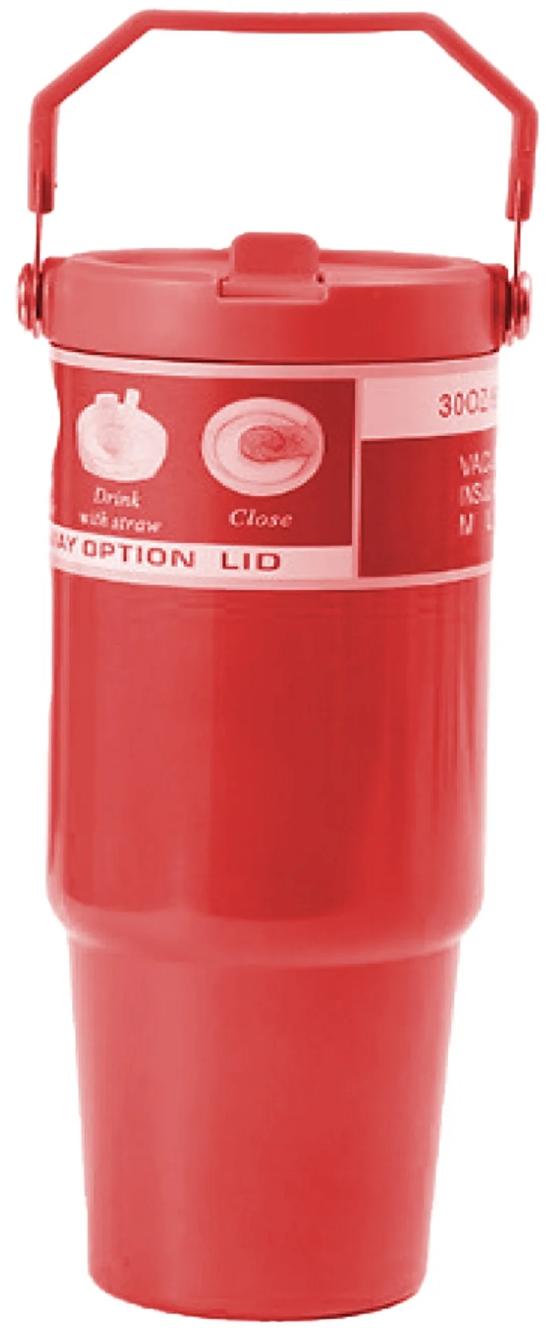 TRENDIX MATARA ÇELİK İÇLİ 900 ML KIRMIZI SKM006-600-KRMZ