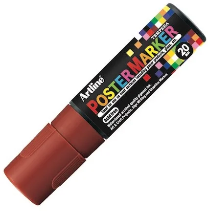 ARTLINE POSTER MARKÖRÜ 20.0 KAHVERENGİ A-EPP-20 BROWN
