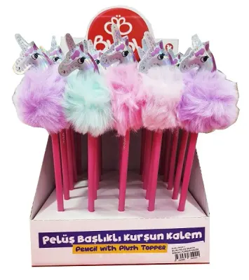 BU-BU PELÜŞ UNICORN METALİK BAŞLIKLI KURŞUN KALEM 25'Lİ BUBU-BKK017