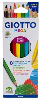 GIOTTO KURU BOYA MEGA 8 Lİ ASKILI PAKET 225400TR