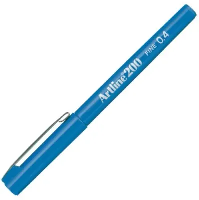 ARTLINE KEÇE UÇLU YAZI KALEMİ FINE 200CC 0.4 MAVİ A-EK-200CC BLUE