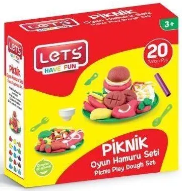 LETS OYUN HAMURU SET PİKNİK SETİ L8595