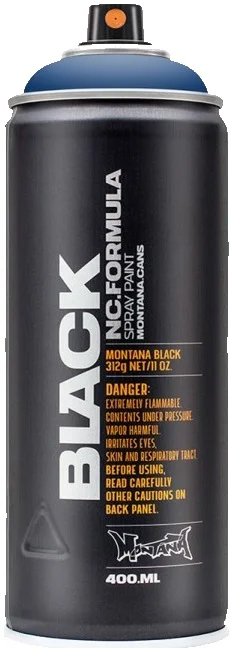 MONTANA BLACK SPREY BOYA 400 ML ULTRAMARINE BLK5080 MO-264023
