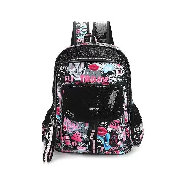 CHIMOLA GRAFFITI BLACK 18" SIRT ÇANTASI (EBK-18S) CHM-CN0021-3
