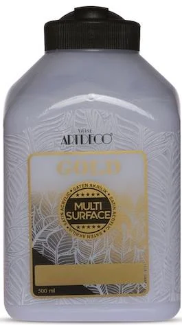 ARTDECO AKRİLİK BOYA GOLD MULTI-SURFACE 500 ML İSTİRİDYE GRİ Y-G70L-341