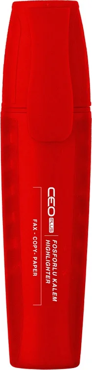 CEO FOSFORLU KALEM KULPLU KIRMIZI FO0011