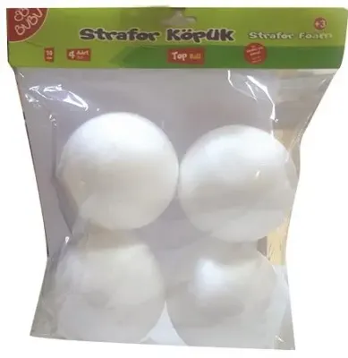 BU-BU STRAFOR KÖPÜK TOP 10CM 4LÜ BUBU-KP0006