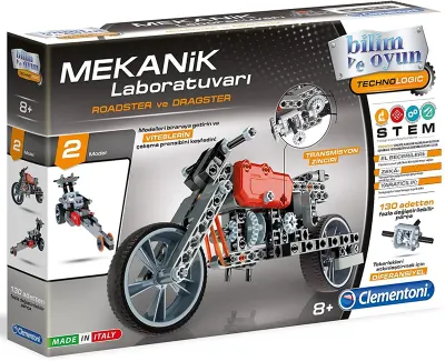 CLEMENTONI MEKANİK LABORATUVAR ROADSTER &amp; DRAGSTER 64298