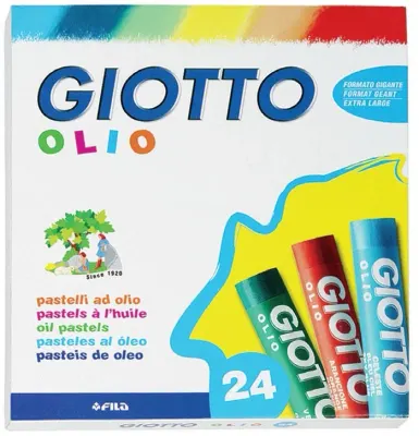 GIOTTO PASTEL BOYA YAĞLI OLIO SİLİNDİR 24 LÜ 293100