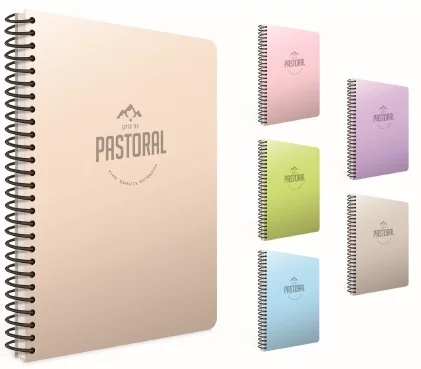 GIPTA DEFTER PASTORAL 17x24 SPİRALLİ PP KAPAK 60 YP. KARELİ 3250