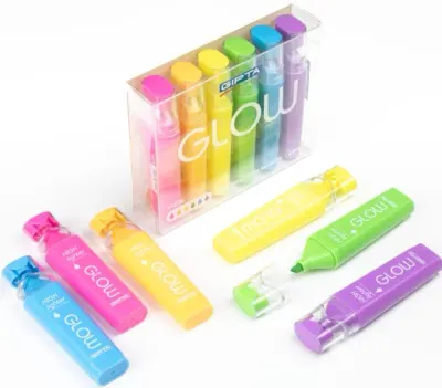 GIPTA FOSFORLU KALEM NEON 6 LI SET F157600