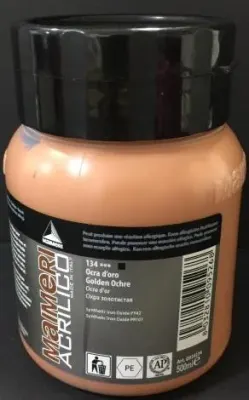MAIMERI AKRİLİK BOYA ACRILICO SERİSİ 500 ML GOLDEN OCHRE 934134