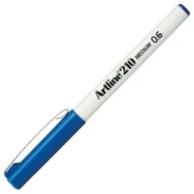 ARTLINE KEÇE UÇLU YAZI KALEMİ 210N 0.6 ROYAL MAVİ A-EK-210N R.BLU