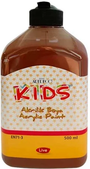 ARTDECO AKRİLİK BOYA KIDS 500 ML KAHVERENGİ Y-120L-1615