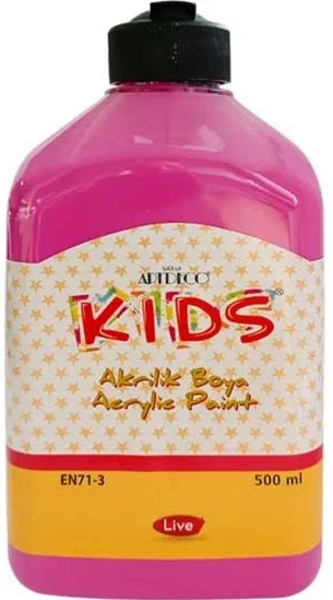 ARTDECO AKRİLİK BOYA KIDS 500 ML PEMBE Y-120L-1604