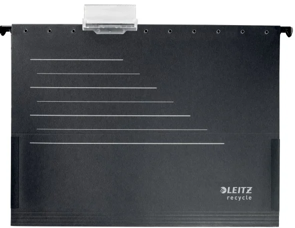 LEITZ ASKILI DOSYA L-1922 CEPLİ RECYCLE SİYAH
