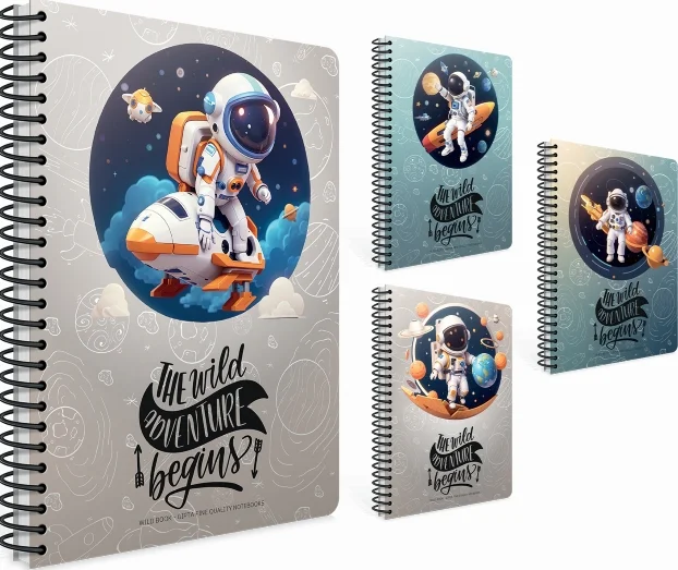 GIPTA DEFTER WILDBOOK A6 SPİRALLİ PP KAPAK 80 YP ÇİZGİLİ 7551