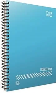 GIPTA DEFTER EKO FRESCO A4 SPİRALLİ PP KAPAK 72YP. ÇİZGİLİ 4932