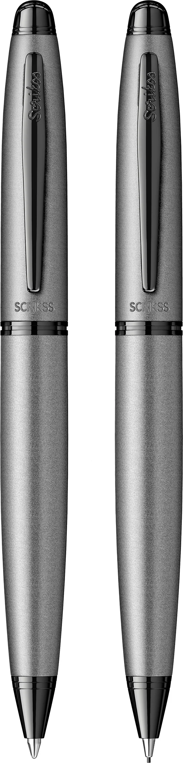 SCRIKSS TÜKENMEZ KALEM + VERSATİL KALEM SET 88 MAT GRİ