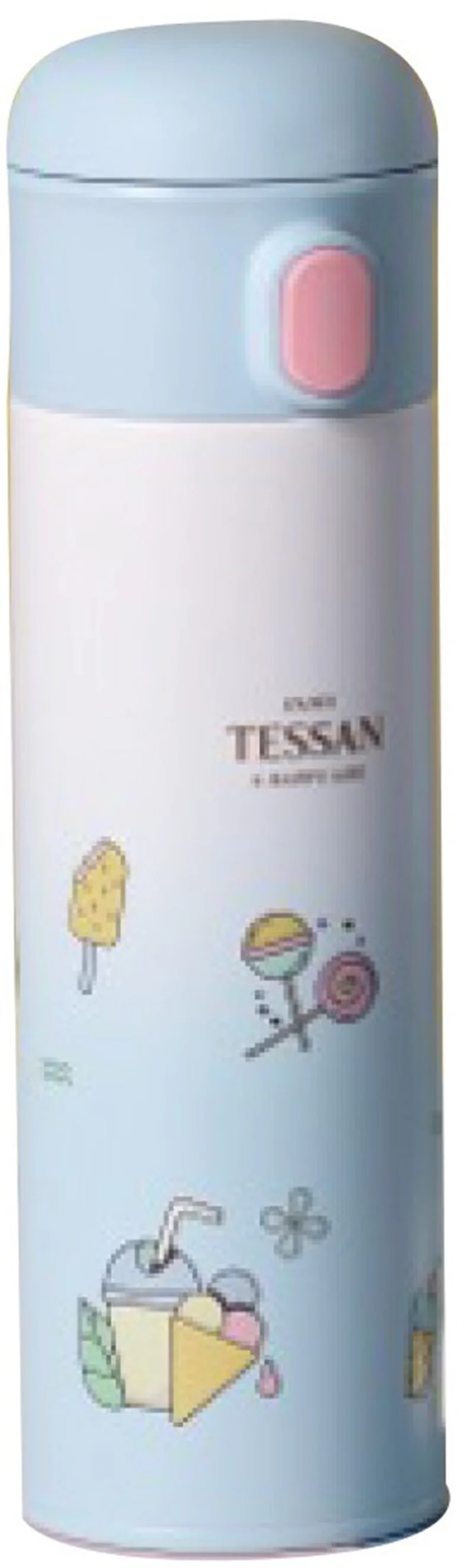 TRENDIX MATARA ÇELİK İÇLİ 480 ML MAVİ TX-6135-480-MV