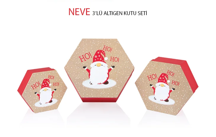 GIPTA KUTU SETİ 3 LÜ ALTIGEN NEVE BX26640