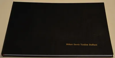 DİLMAN NÖBET DEVİR TESLİM DEFTERİ CİLTLİ 22.5x32 96 YP YATAY 5360