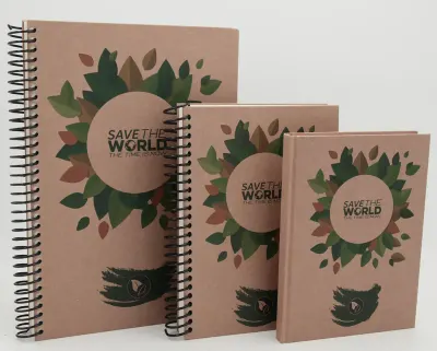 DİLMAN DEFTER KRAFT SPİRALLİ SERT KAPAK A4 120 YP KARELİ 2149