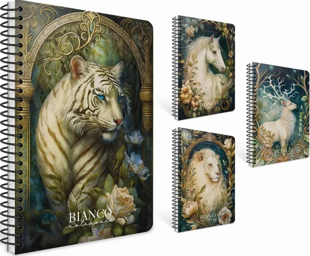 GIPTA DEFTER BIANCO A SPİRALLİ KARTON KAPAK 80 YP ÇİZGİSİZ 7652