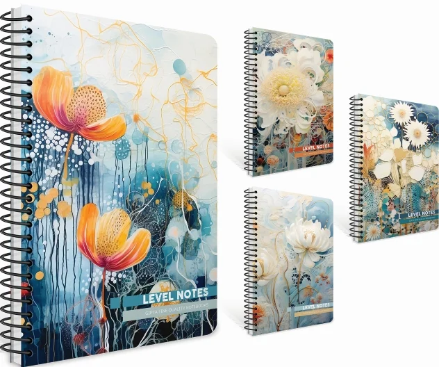GIPTA DEFTER LEVEL NOTES 13x21 SPİRALLİ PRESSBOARD KAPAK 80 YP KARELİ 7727