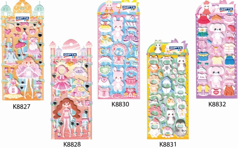 GIPTA STICKER  FASHION 9,5x22 CM ART 4 4-K883000-5001