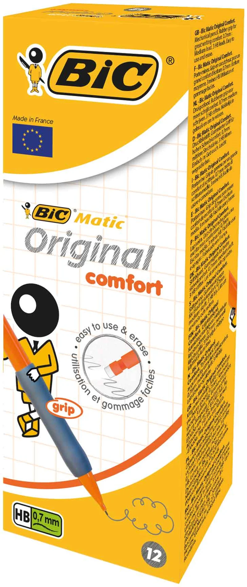 BIC VERSATİL KALEM MATIC GRIP 0.7 12 Lİ KUTU 890284