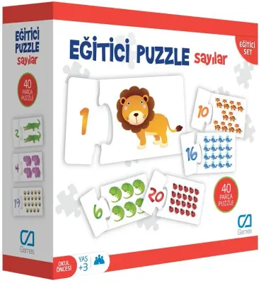 CA GAMES PUZZLE EĞİTİCİ - SAYILAR 5031
