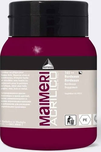 MAIMERI AKRİLİK BOYA ACRILICO SERİSİ 500 ML BORDEAUX 934165