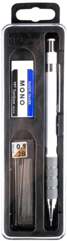TOMBOW VERSATİL KALEM SH-300 GRIP OKUL SETİ 0.9 BEYAZ KUTULU T-SH-GR21 R9.K3
