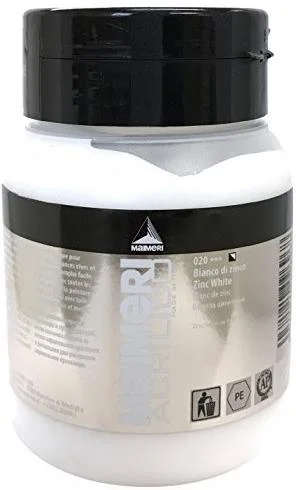 MAIMERI AKRİLİK BOYA ACRILICO SERİSİ 500 ML ZINC WHITE 934020