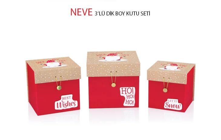 GIPTA KUTU SETİ 3 LÜ DİK NEVE BX26810