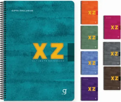 GIPTA DEFTER XZ NOTES A4 SPİRALLİ KARTON KAPAK 80 YP KARELİ 7416