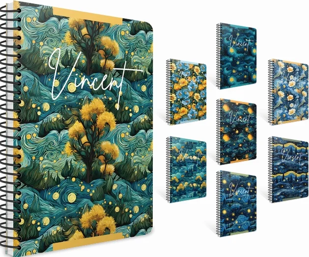 GIPTA DEFTER VINCENT 17x24 SPİRALLİ PRESSBOARD KAPAK 80 YP ÇİZGİLİ 7709