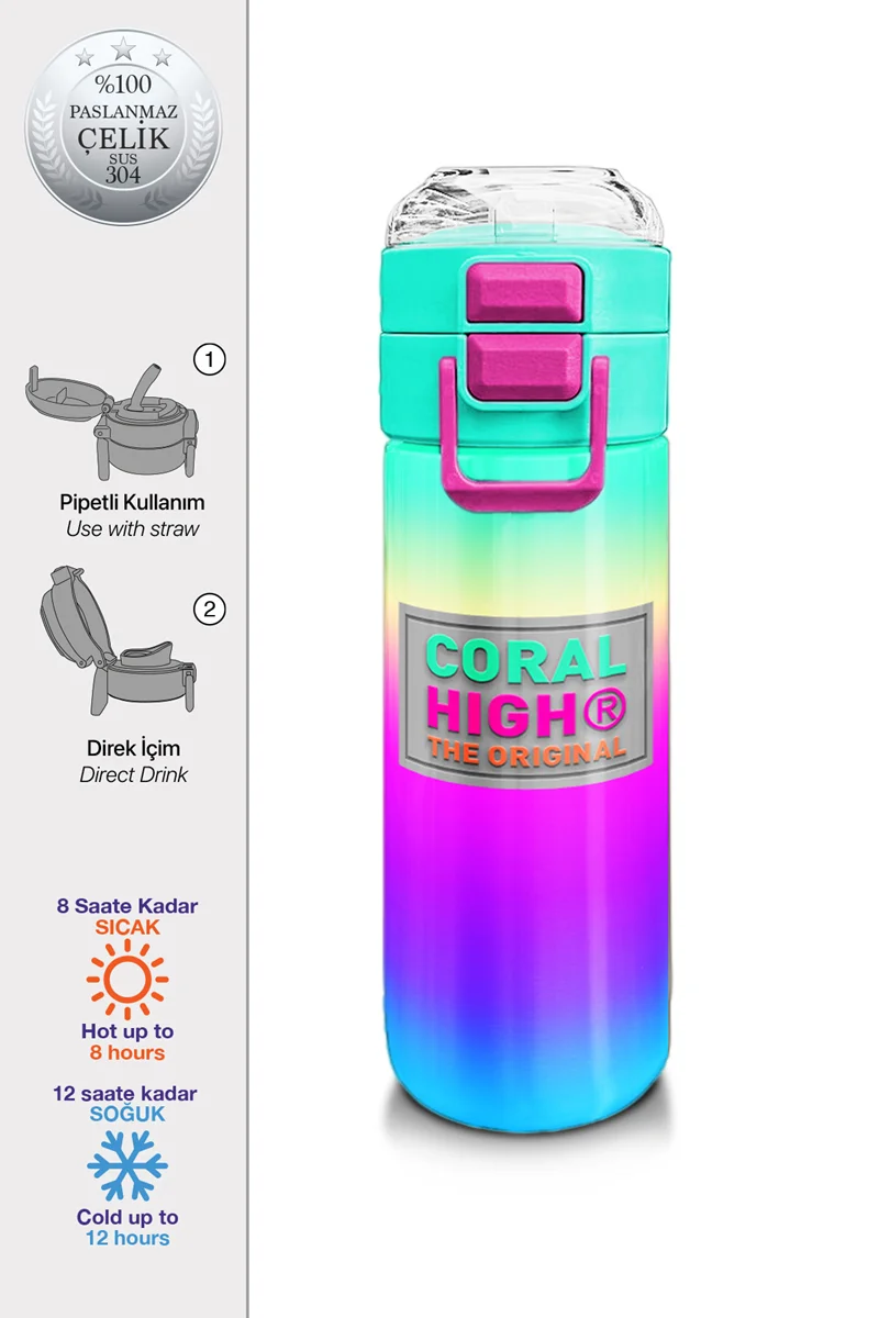 CORAL HIGH ÇELİK TERMOS(500ML) 31924