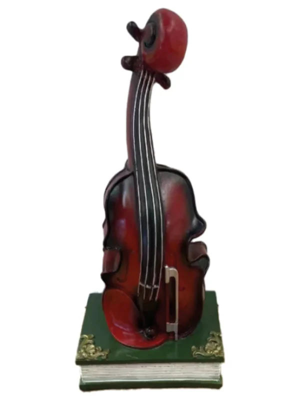 TAROS DEKORATİF OBJE BÜYÜK BOY VINTAGE KEMAN ŞEKİLLİ 7302