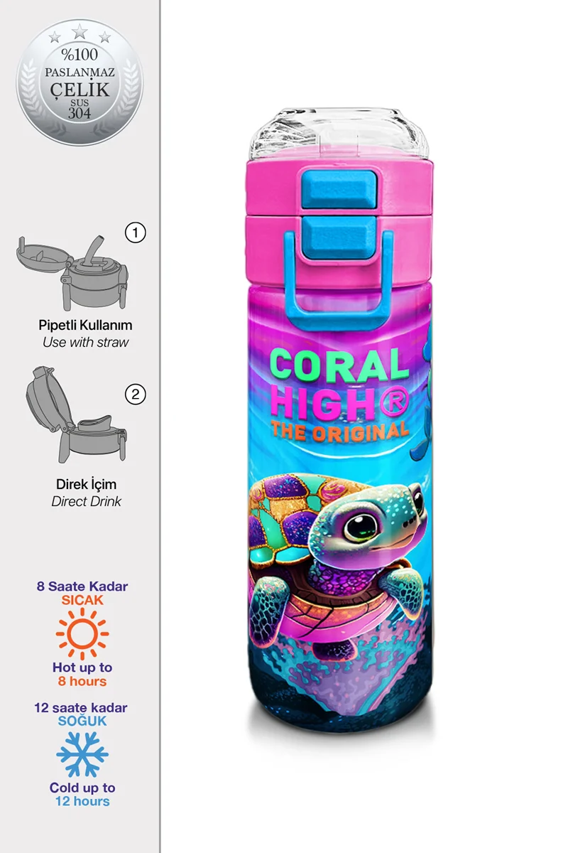 CORAL HIGH ÇELİK TERMOS(500ML) 31957