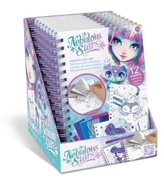 NEBULOUS STARS SMALL CREATİVE BOOK FOİL ART 8 Lİ 11025 9114