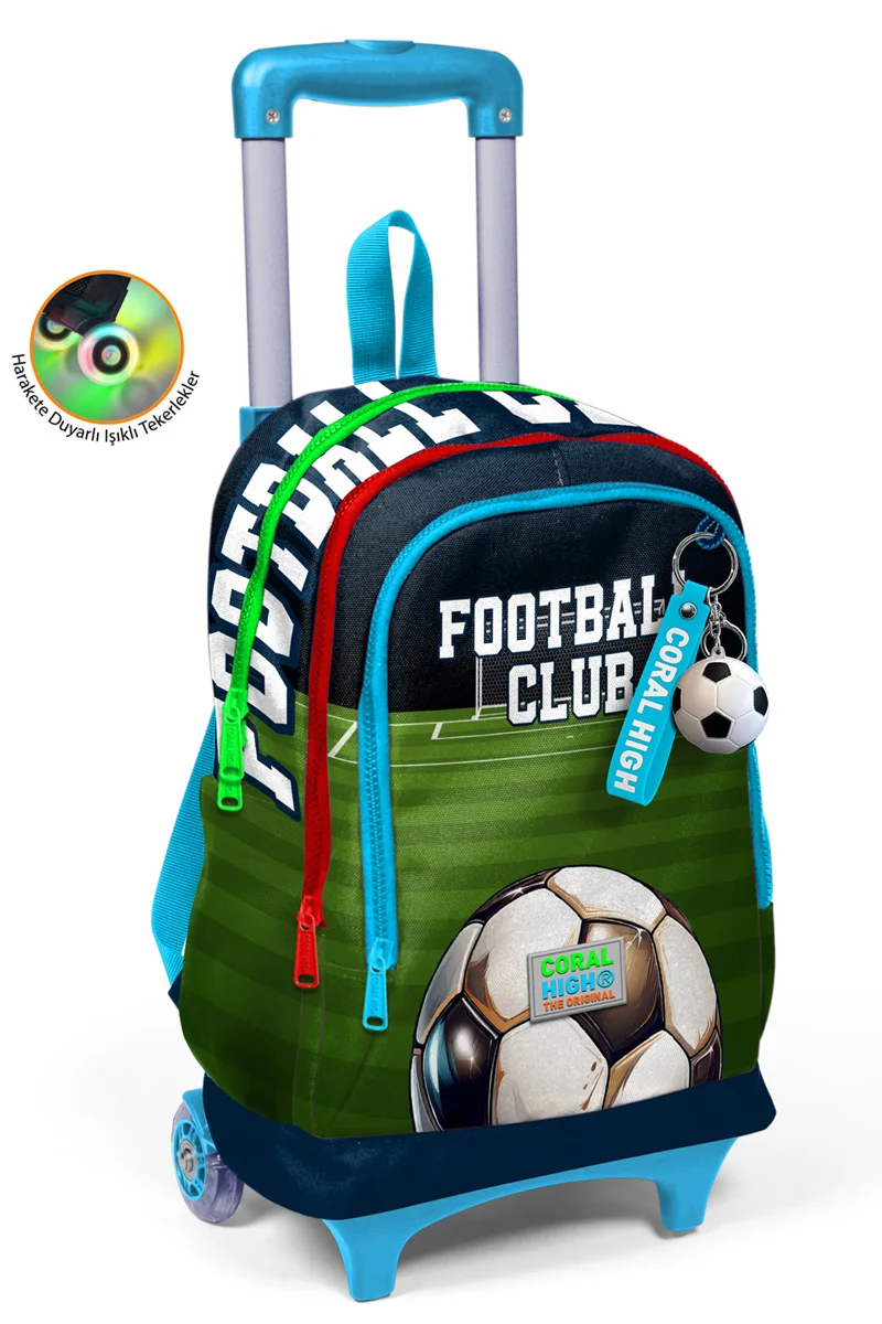 CORAL HIGH SIRT ÇANTA ÇEKÇEKLİ IŞIKLI TEKERLEK 23979
